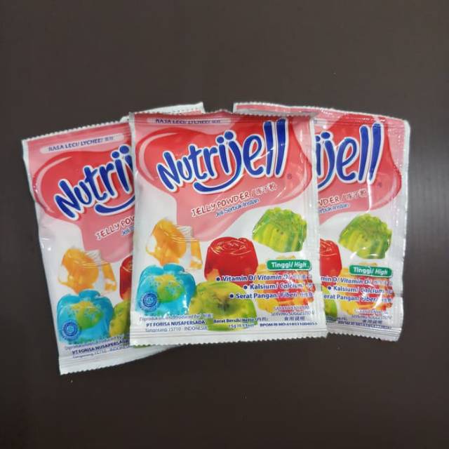 

Nutrijell leci/lychee/lecy/jelly powder/pudding