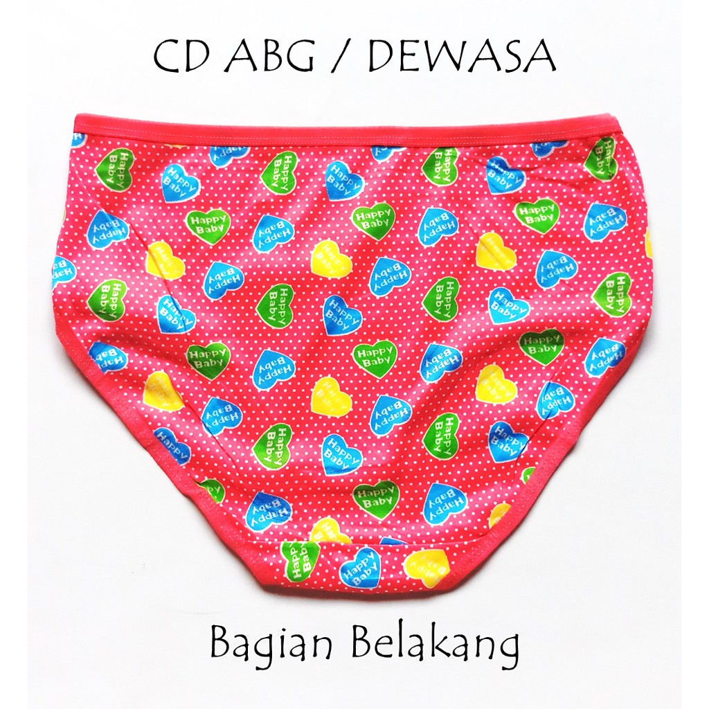 - Satuan - Celana Dalam ABG Perempuan / Dewasa (Allsize Fit To L)