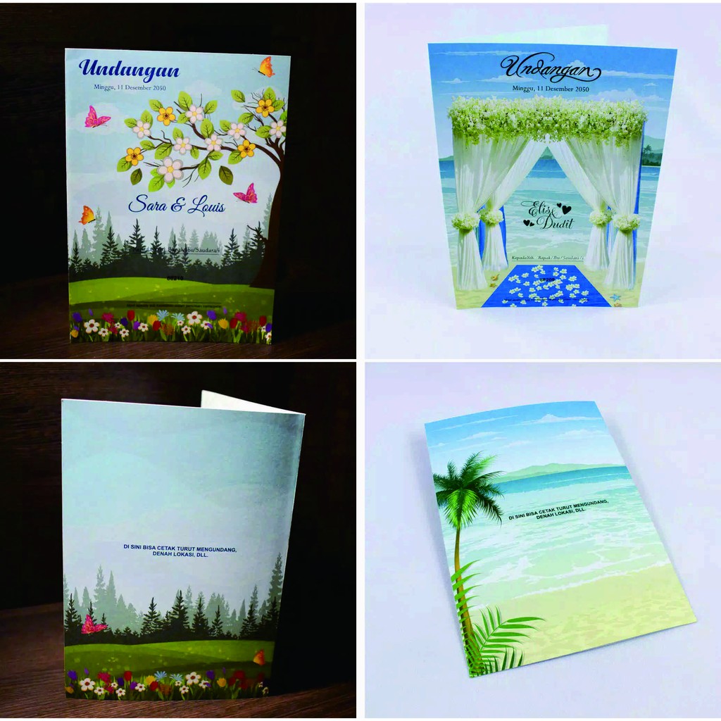 Undangan Pernikahan Murah / erba 88209, 88210