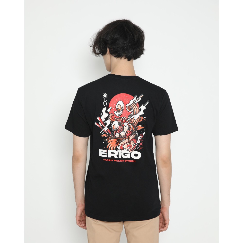 Erigo T-Shirt Ramen Street Black