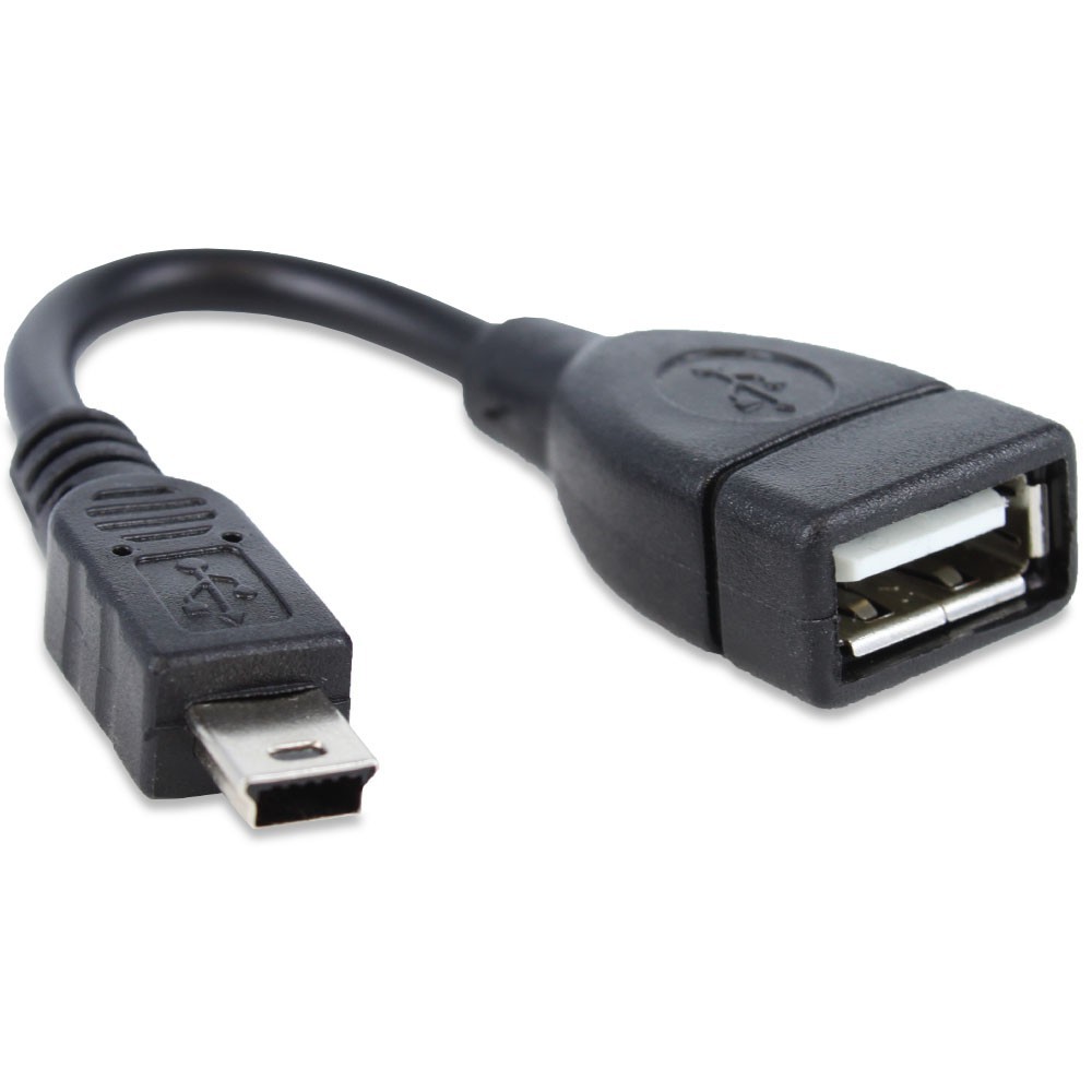 Trend-Universal Kabel OTG 5 Pin To Female USB - Hitam