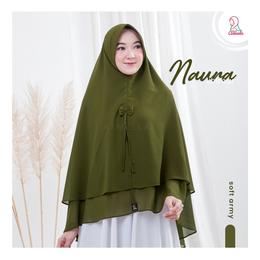 AZMEELA NAURA KHIMAR 2 LAYER