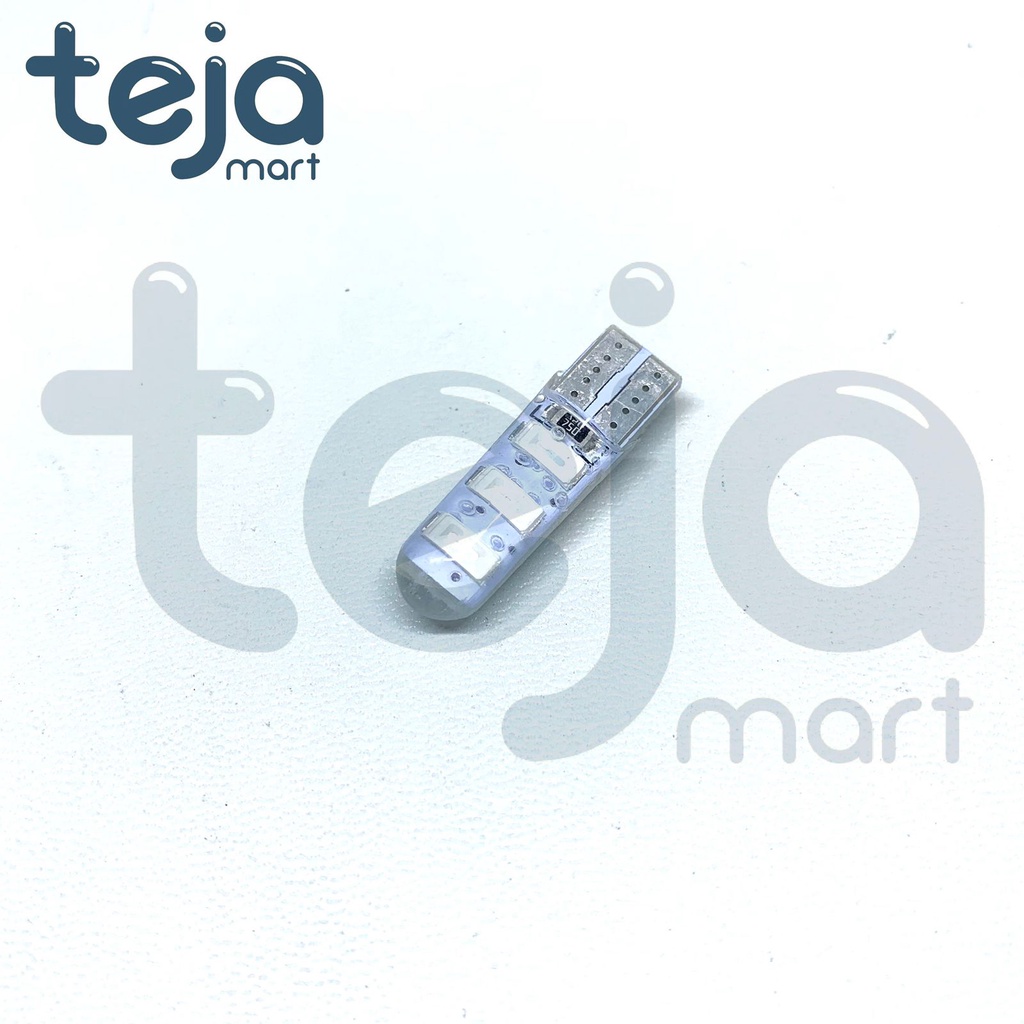Lampu LED T10 Crystal Kristal Jelly 6 Mata SMD 5730 Senja Sein Speedometer HIGH QUALITY