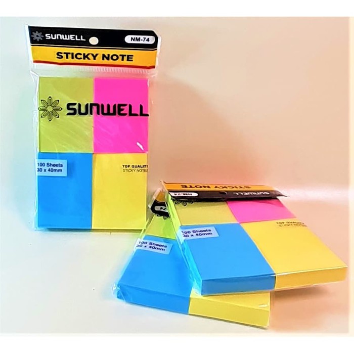 

Unik STICKY NOTES MEMO TEMPEL SET ISI 4 WARNA NM-74 ( 50X75 ) POST IT MEMO Diskon