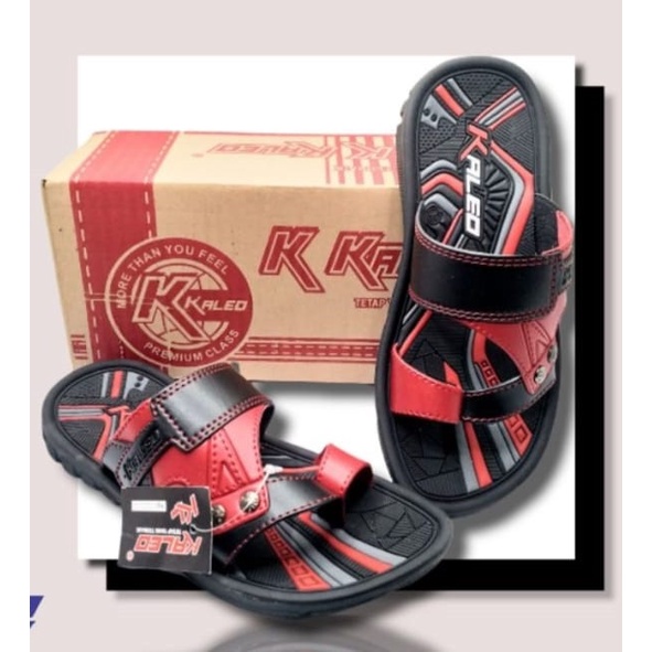 sandal anak pria slide trendy sandal casual kuat sandal flat sandal jepit sandal laki laki ukuran 33 -  37