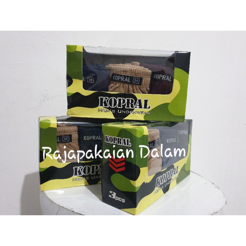 Celana dalam pria KOPRAL harga 3 pcs