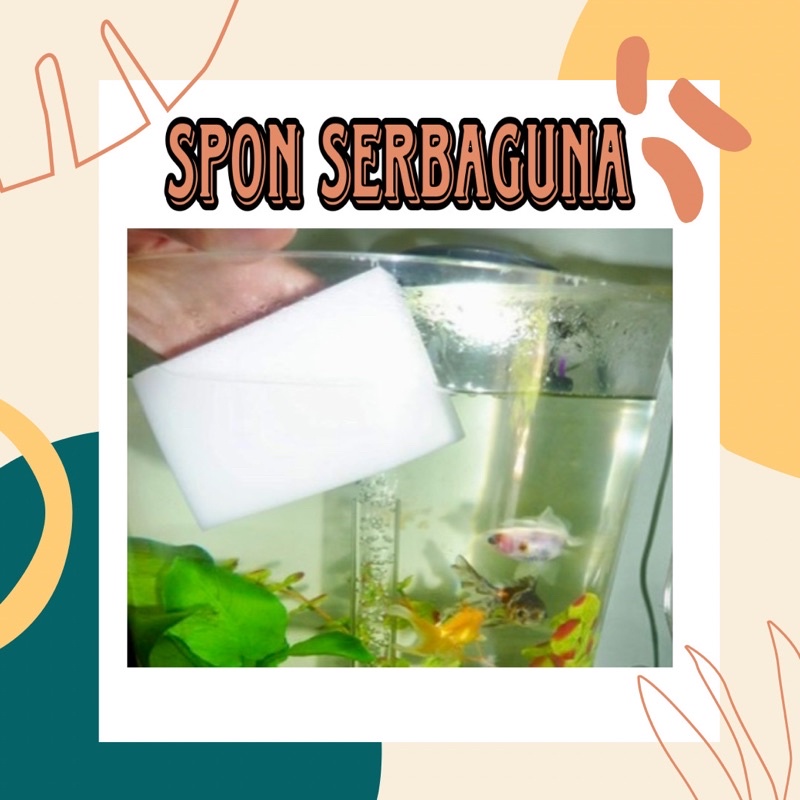 Spons Pembersih Multifungsi Spon Pembersih Noda Sponge Bagus