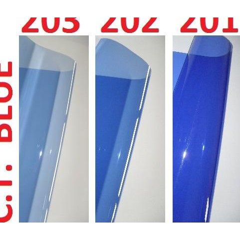 #203 Half Blue CTB gel color media filter sheets