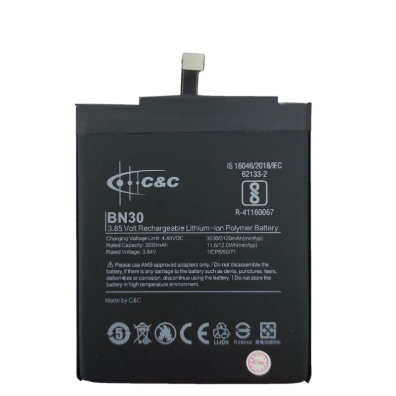 SS_868 BATERAI BATRE XIAOMI REDMI 4A - BN30 - BATTERY MERK C&amp;C