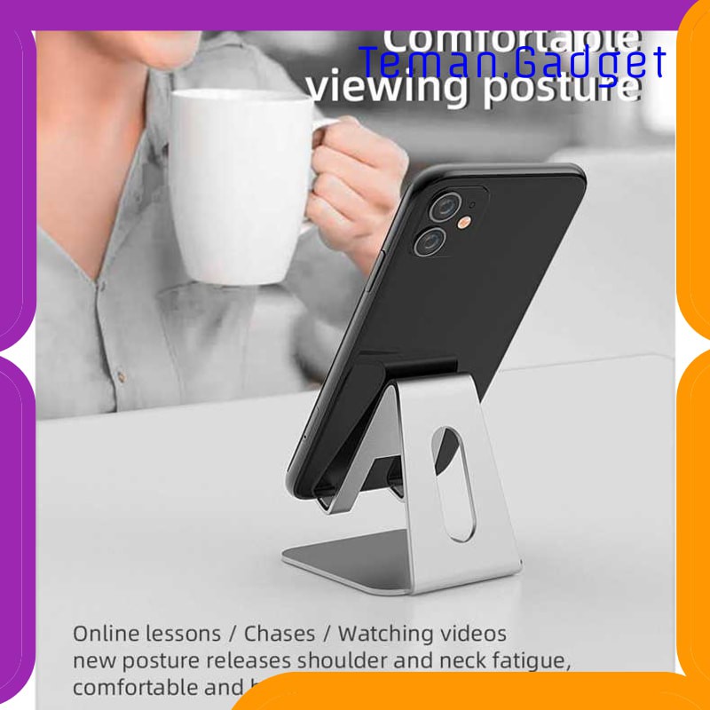 TG-BD049 ACCEZZ SMARTPHONE TABLET STAND HOLDER BAHAN ALUMINIUM - S3