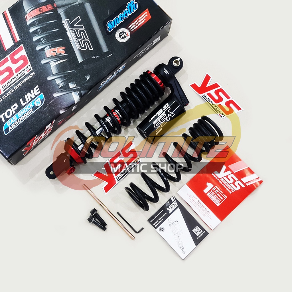 Shock YSS G Sport Smooth Black Series 340mm Shockbreaker Vario 160