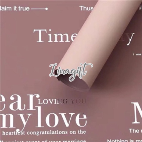 ( 5 Lembar ) SOLID BICOLOR NEWSPAPER - FLOWER WRAPPING PAPER BICOLOR NEWSPAPER KOREAN CELLOPHANE