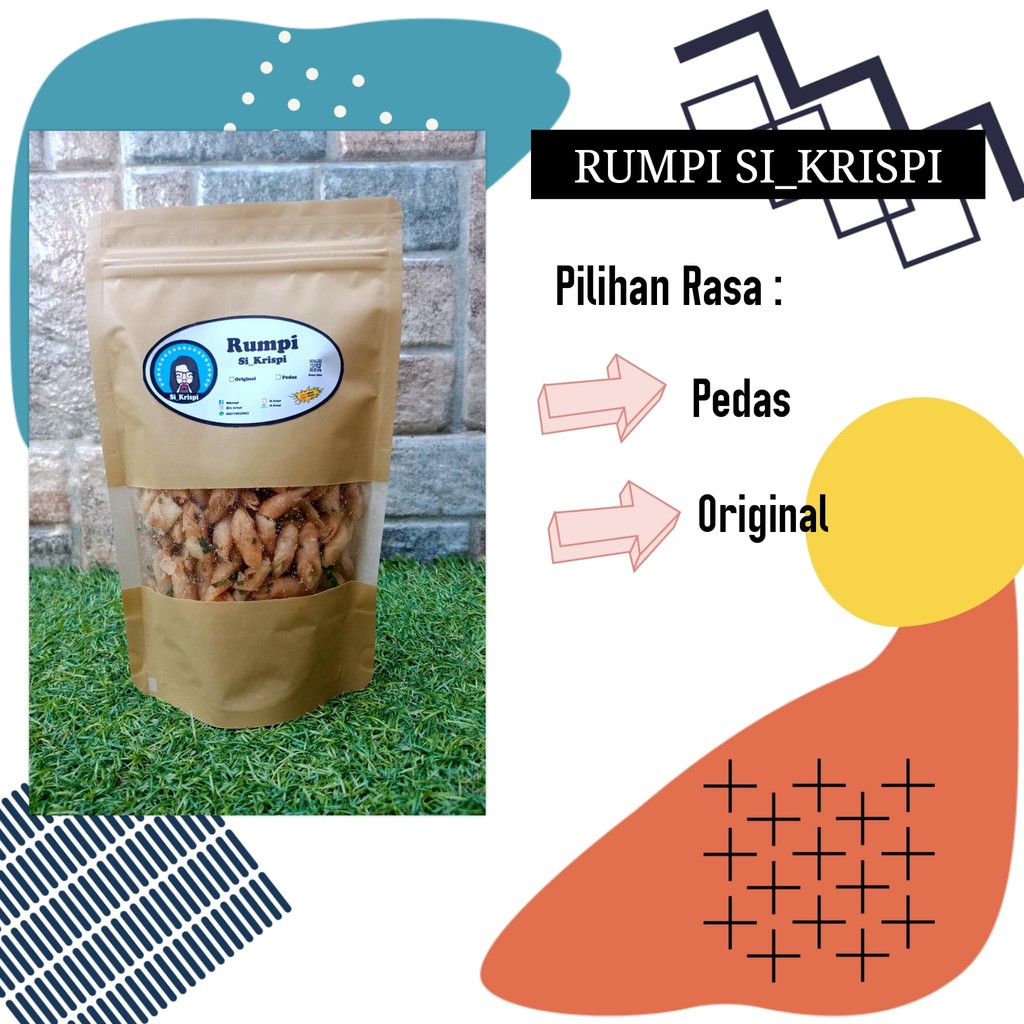 

Rumpi Si_Krispi Kemasan Pouch/Harga Ekonomis