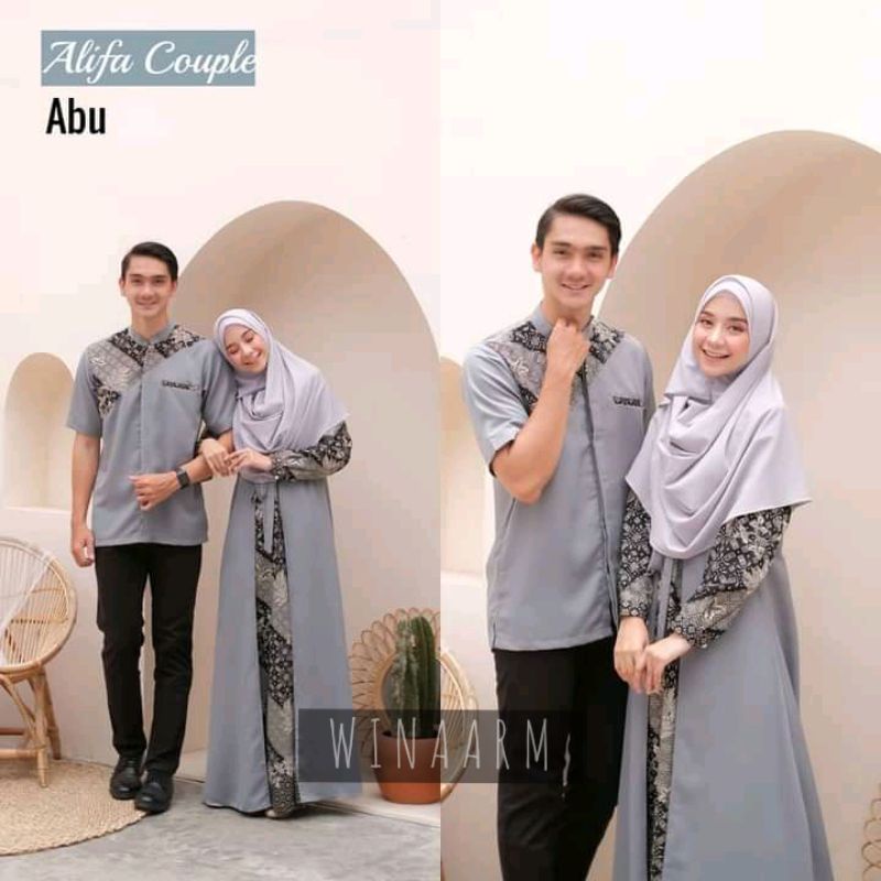 Sale Batik Couple Muslim - Aiifa Gamis Batik Couple Keluarga l0Xqk8hxZgEgM