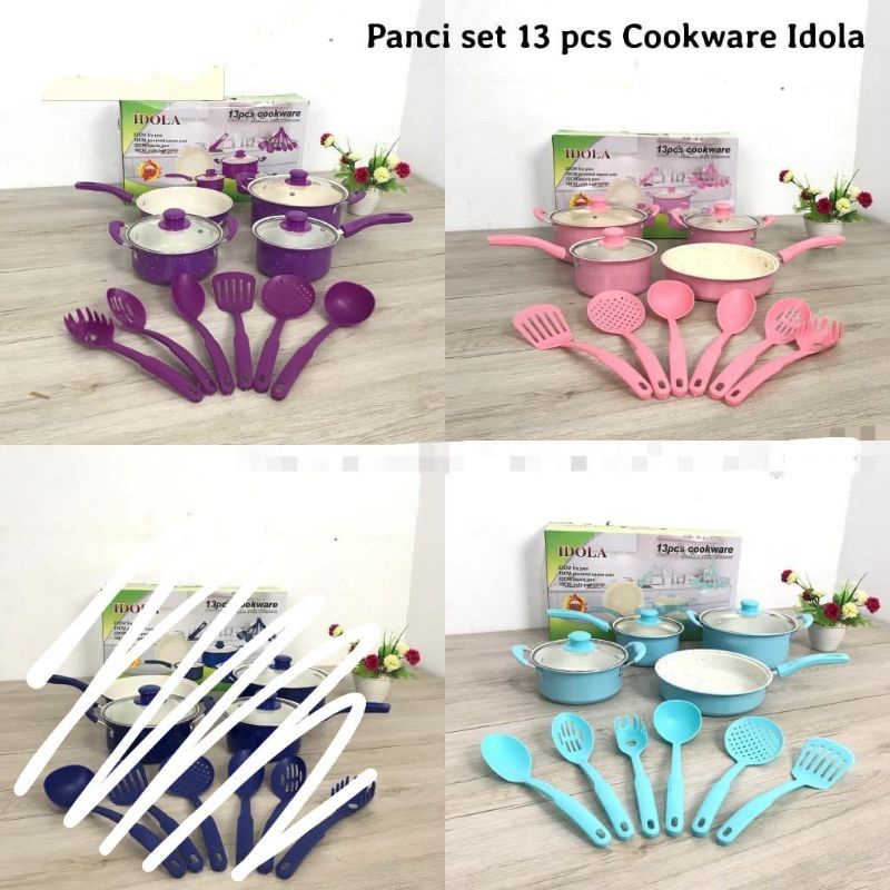 panci idola 13 pcs Cookware