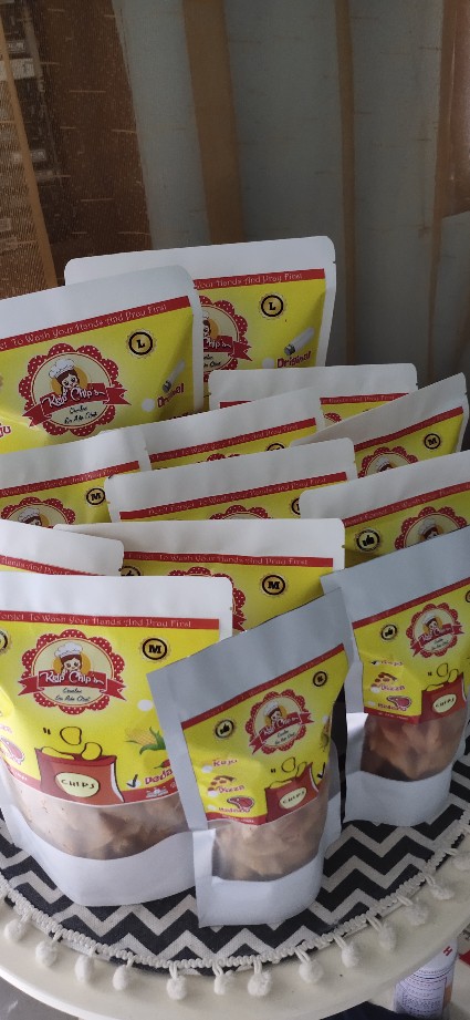 White Kraft Standing Pouch Ukuran Besar Isi 10 Pcs