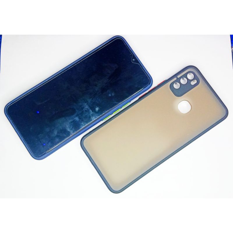 Case INFINIX HOT 9 Play I Silikon Candy Dove Metal Transparan I Warna Warni Pinggiran I list keren