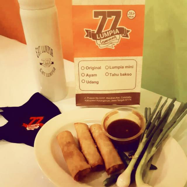 

Frozen lumpia mini isi rebung telur isi 1pack isi 10pcs lumpia mini