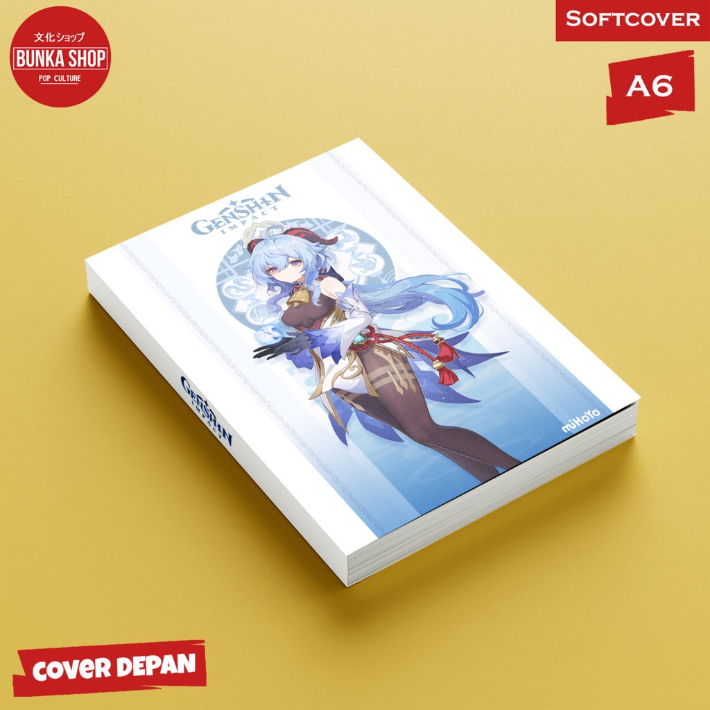 

Pocket Note Game Genshin Impact Ganyu Softcover A6 Buku Tulis Catatan Notes Agenda Planner Jurnal
