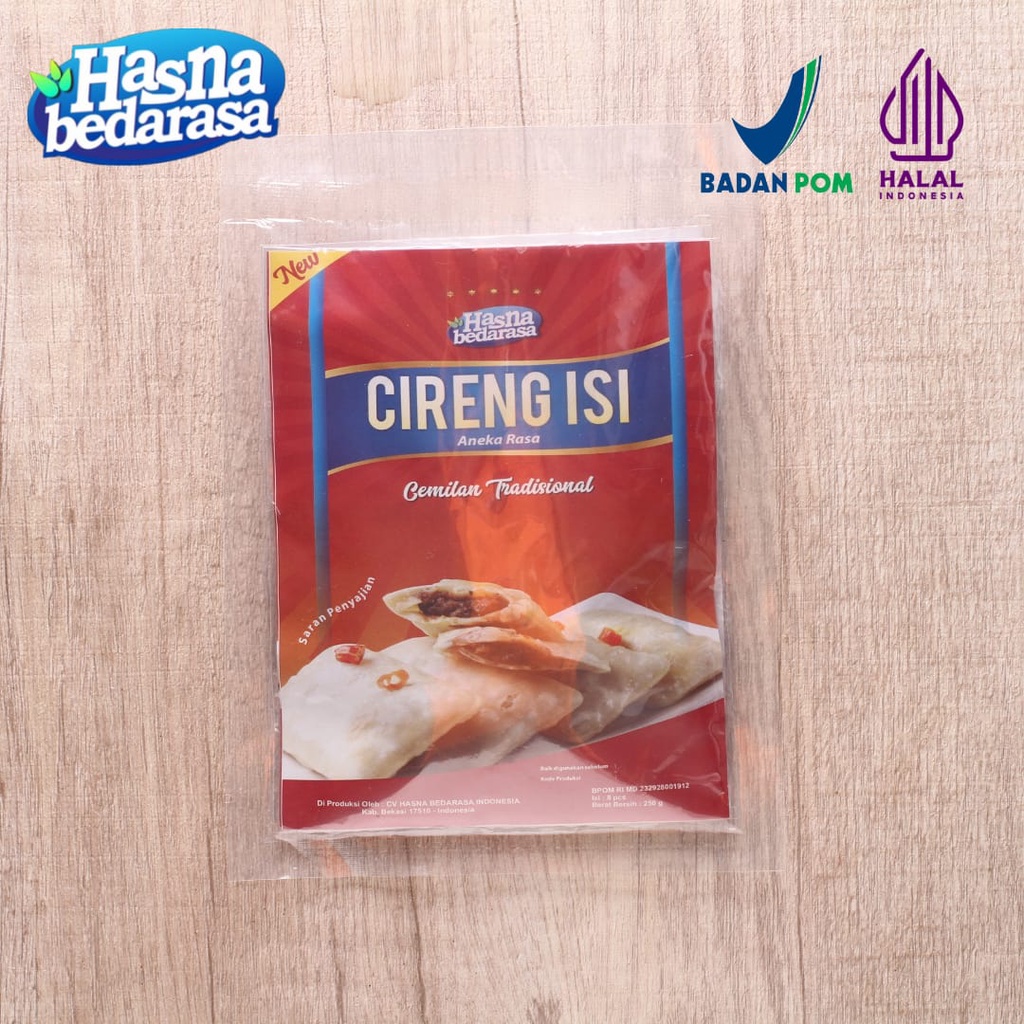 Cireng Isi Khas Bandung Mix 8 Rasa PREMIUM Bersertifikat BPOM dan Halal Hasna Bedarasa