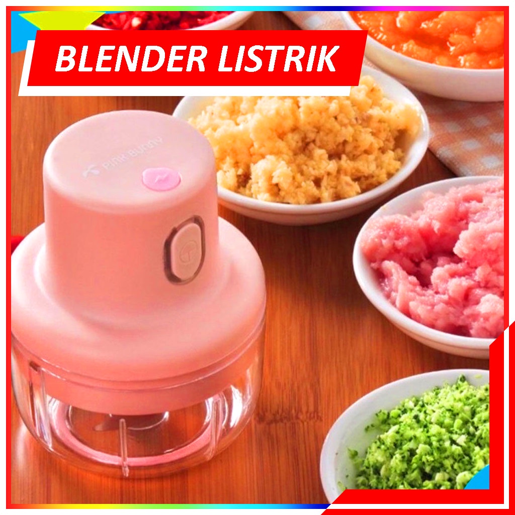 Blender Bumbu Portable - Blender Mini Usb - Mini Chopper Electric / Blender Mini Portable Wireless