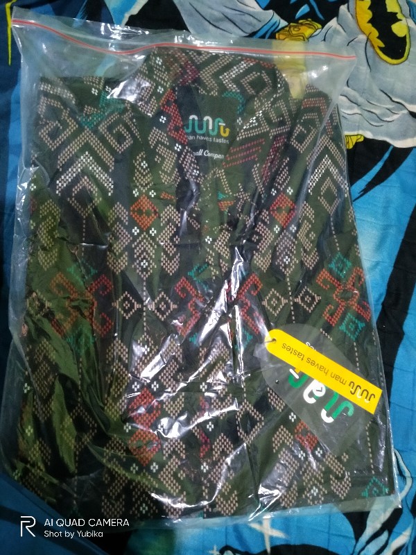 Kemeja Batik Songket Pria Lengan Pendek