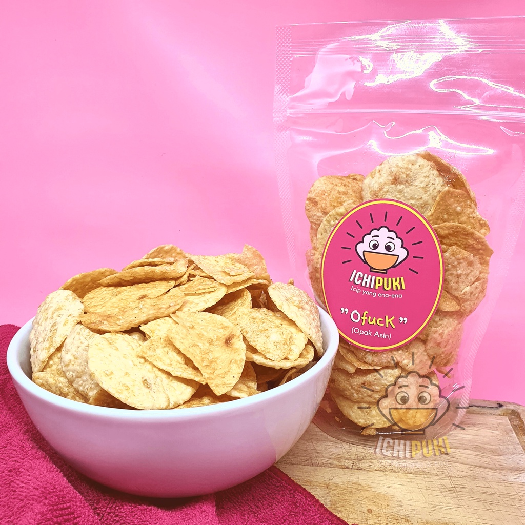 

Keripik Opak Singkong Keju Asin Ofuck Snack Jadul Sunda Khas Indonesia
