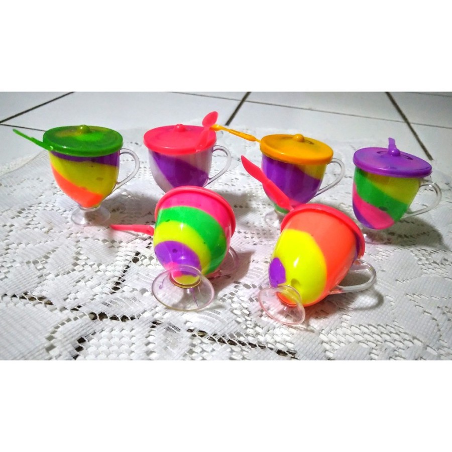 mwn.toys Mainan Anak Slime Warna Warni Rainbow