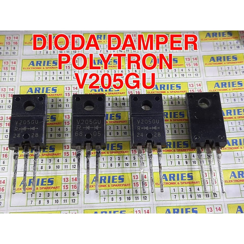 DIODA DAMPER TV POLYTRON DIODA V205 GU ORIGINAL V205GU