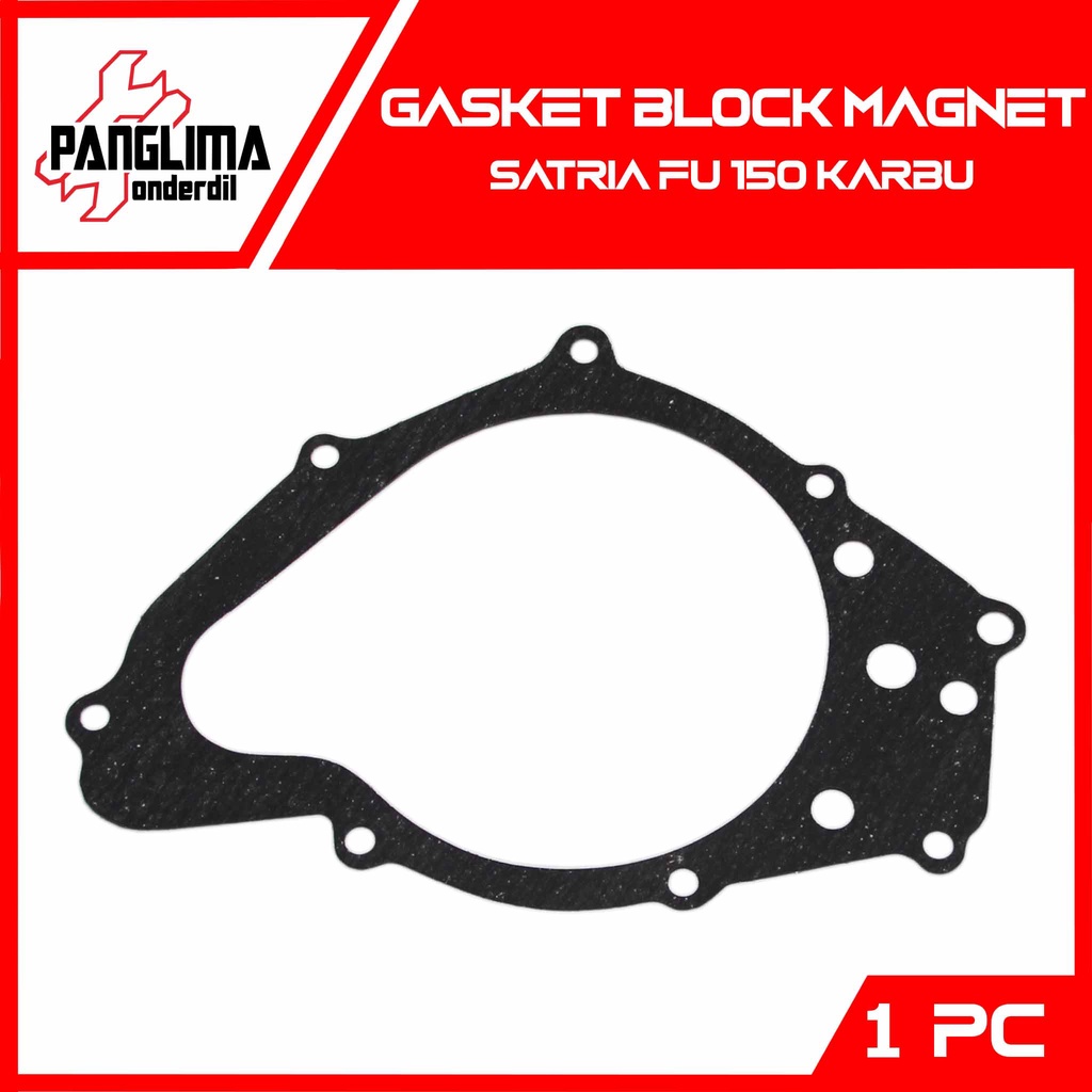 Gasket Block Magnet Kiri Satria Fu 150 Karburator-Karbu Packing-Paking Blok Magnit