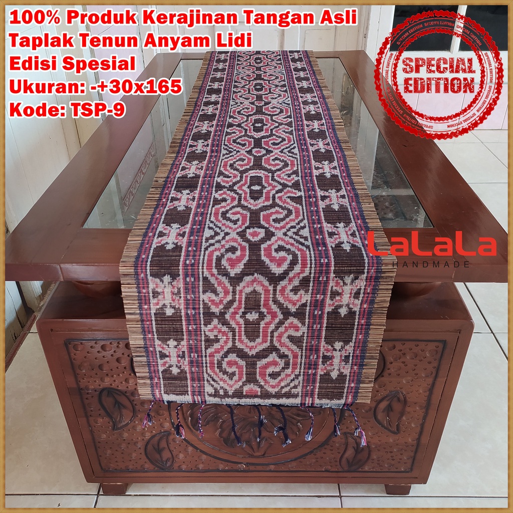 Taplak Meja Panjang Tenun Ikat Etnik Terbaru Table Cover Meja Makan Ruang Tamu Cafe Hotel