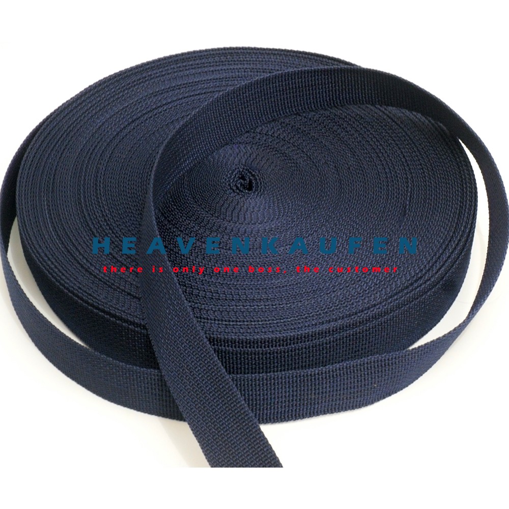 Webbing Lebar 2,5 cm Biru Donker