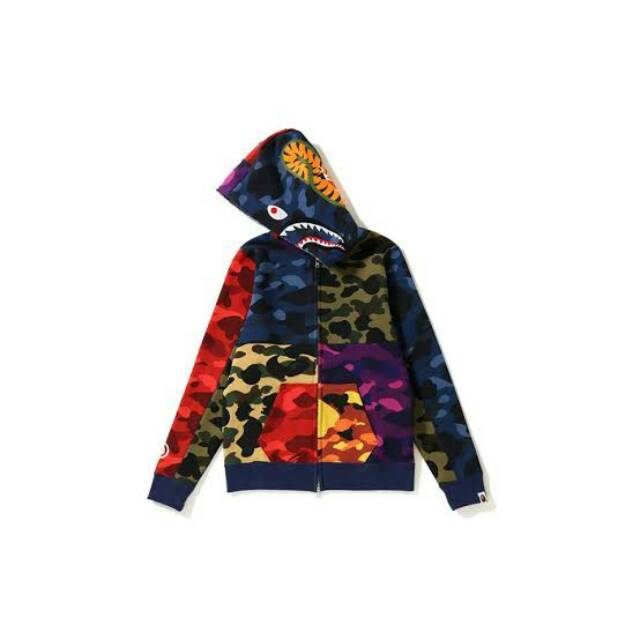 bape crazy color mix camo