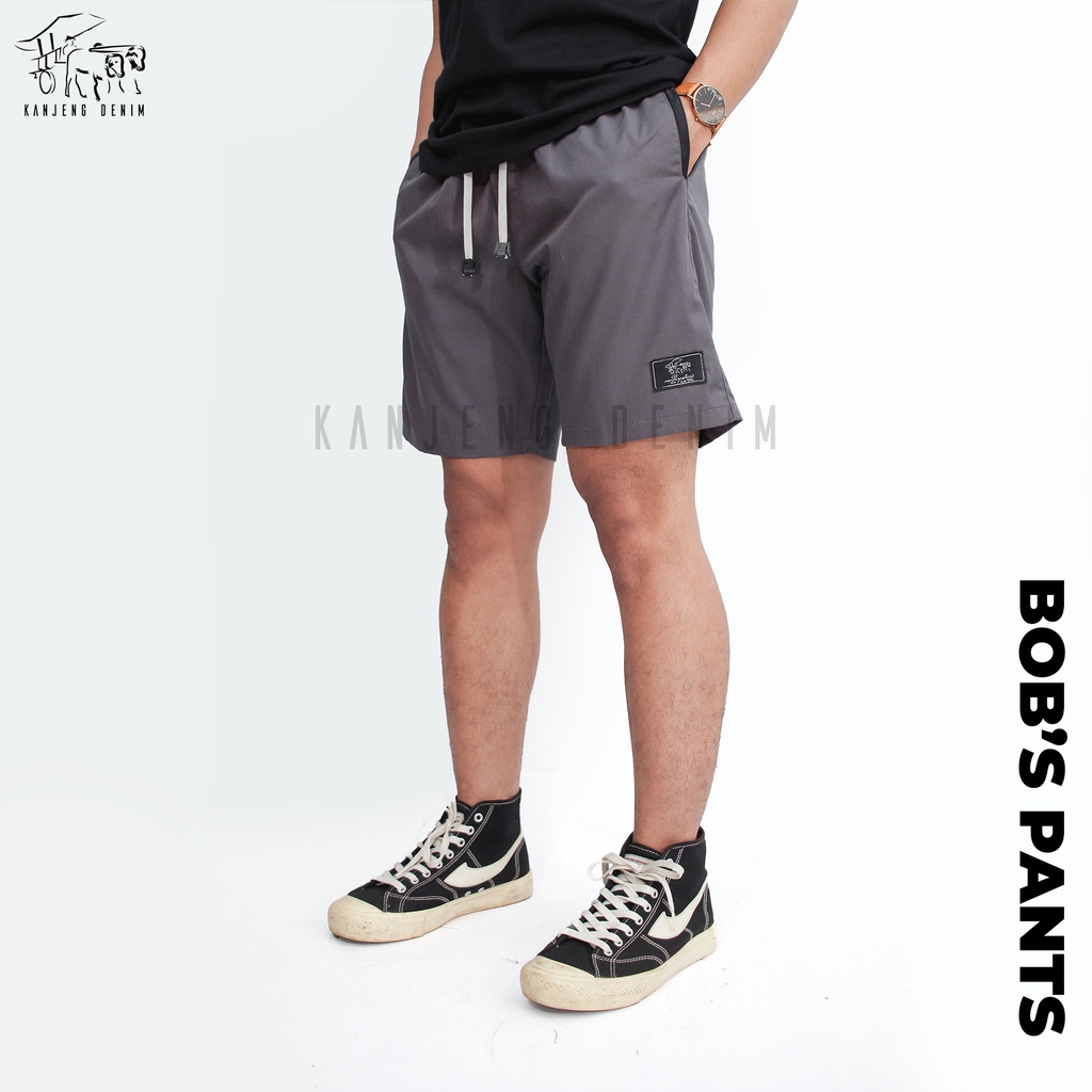 Kanjeng Denim Boardshort Celana Pendek BOB'S PANTS DARK GRAY