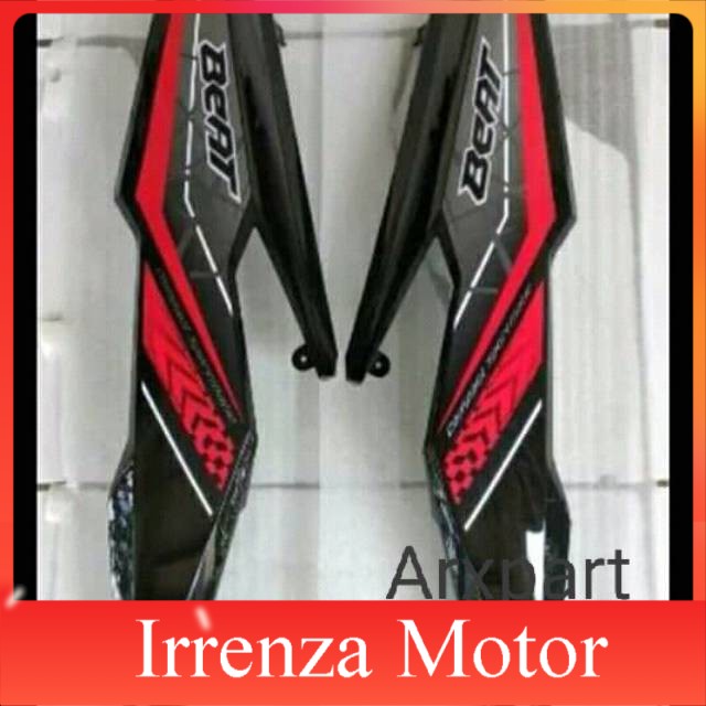 Cover body belakang beat fi new 2017 plus striping