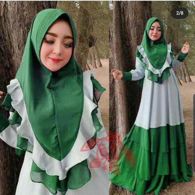 COD ✔ SYARI MAURAS / MAXI DRESS MAURAS / PAKAIAN MUSLIM WANITA / PAKAIAN HIJAB