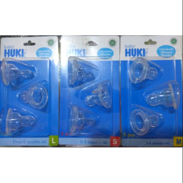 Nipple huki orthodontic (gepeng) isi 3