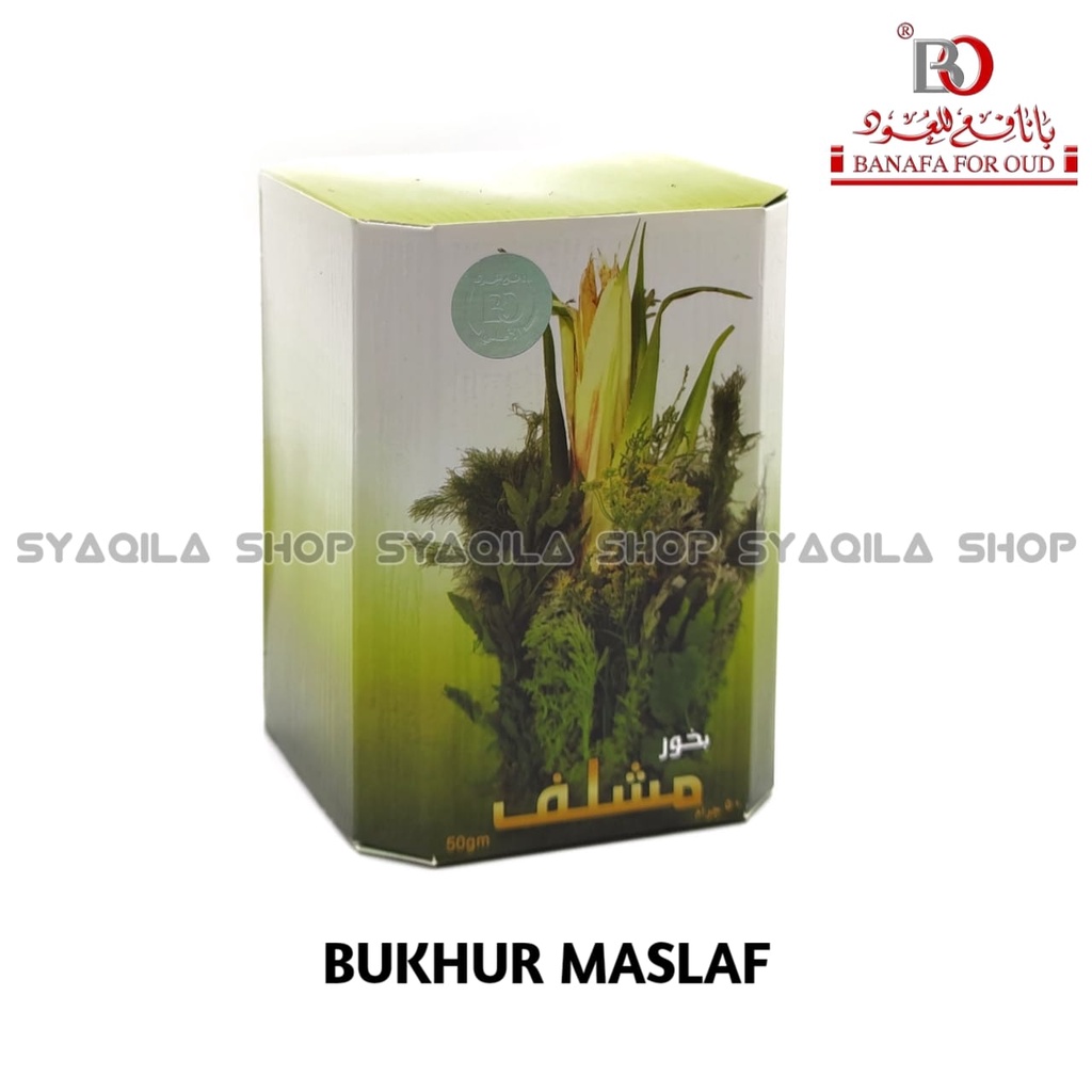 Bukhur Maslaf Buhur Banafa Muslaf Dupa Menyan Arab Aroma Bunga Soft Original Import Saudi