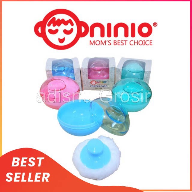 Ninio Tempat Bedak Bayi Mini Powder Case Deluxe Single BPC02