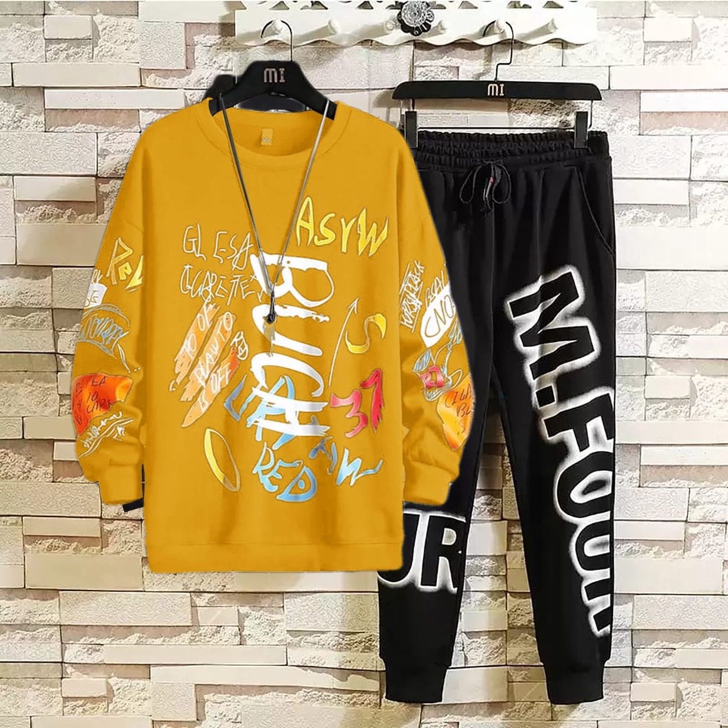 stelan buch / satu set / sweater + celana / fashion pria / baju terlaris - alipio fashion