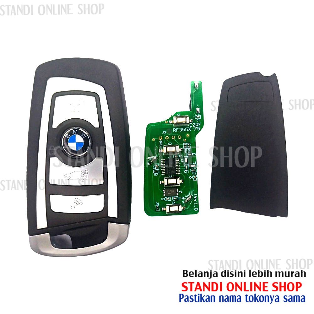 Remote Komplit Kunci Lipat BMW E60 CAS2 Flip Key Immobilizer Chip