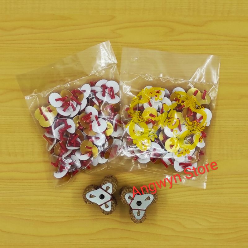 Sumbu lilin 2 bungkus + pelampung serat kayu 10 Pcs