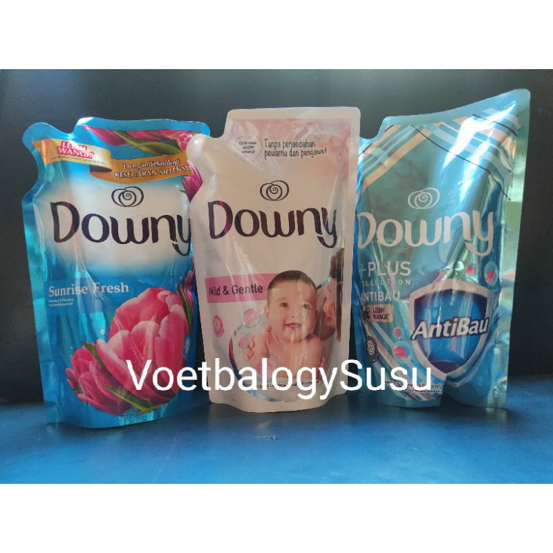 DOWNY MOLTO PELEMBUT PEWANGI PAKAIAN / PUTIH MILD & GENTLE Mistique Anti Bau Sunrise Fresh Aqua Ocea