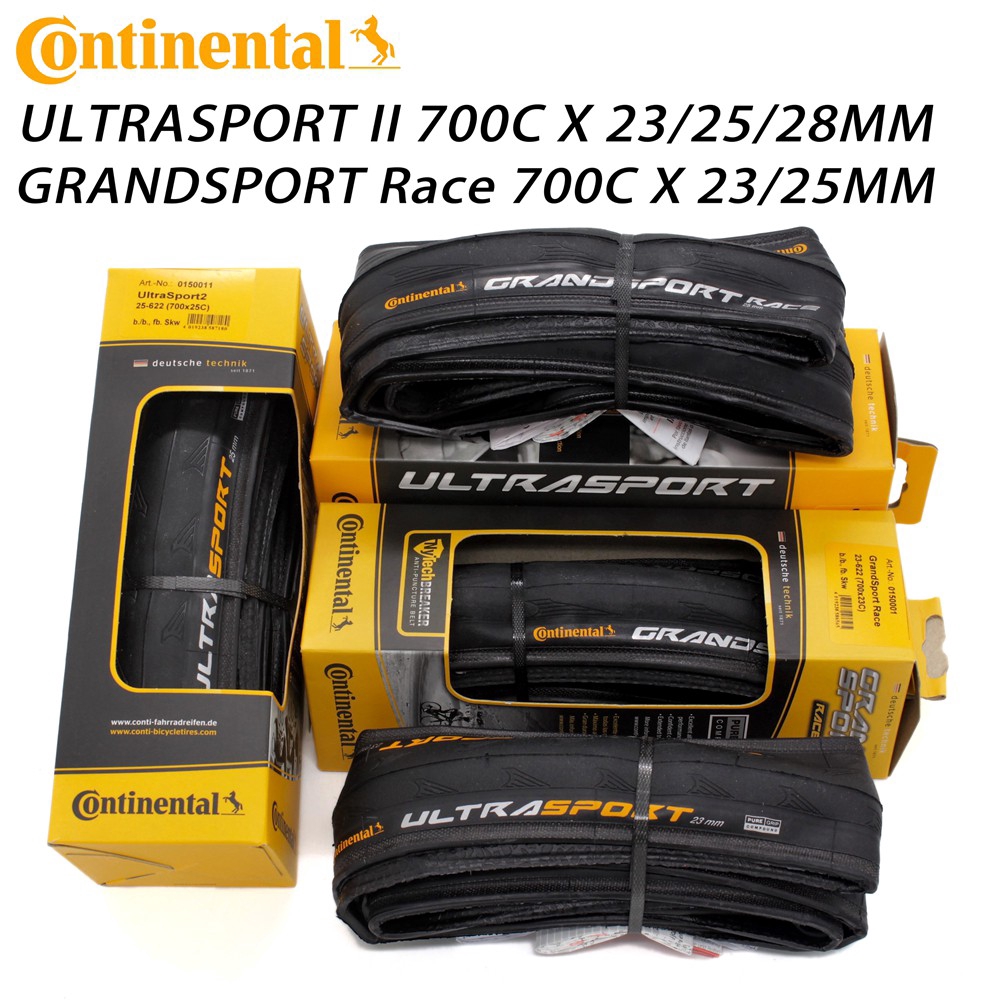 continental 25c tyres