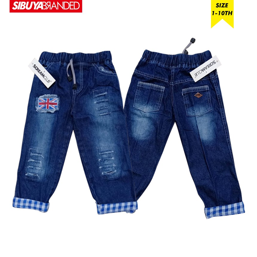  CELANA  JEANS  ANAK  LAKI  LAKI  STIK BALIK BASIC IMPORT  2 