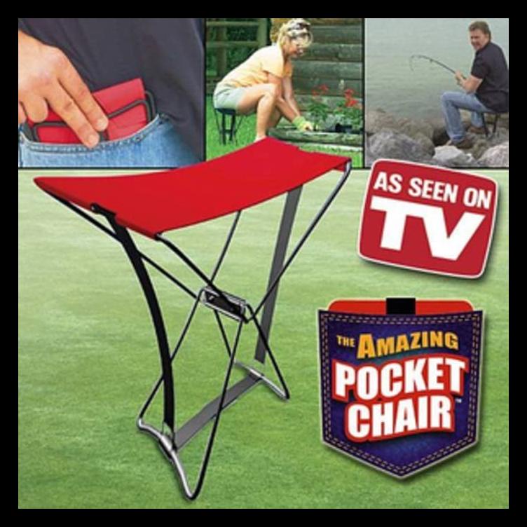 READY STOK KURSI MANCING LIPAT / BANGKU MANCING / POCKET CHAIR / KURSI LIPAT ALAT PANCING AL1