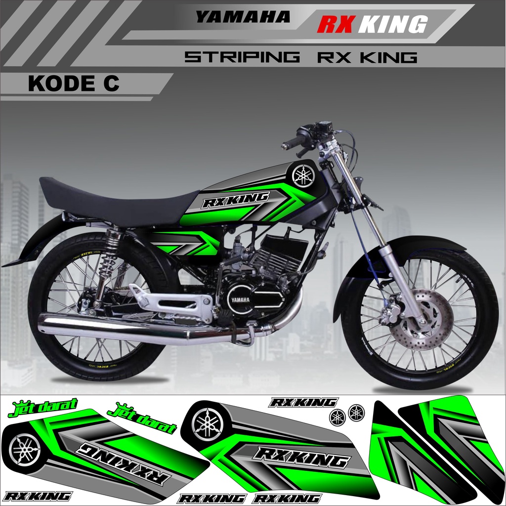 Striping Rx King Variasi/ Stiker Custom Rx King / Sticker Rx King kode C