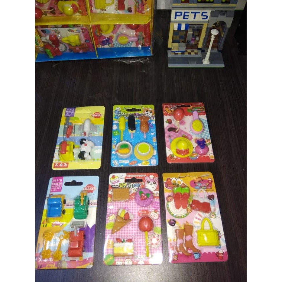 

Penghapus pensil unik dan lucu penghapus motif cewe dan cowo