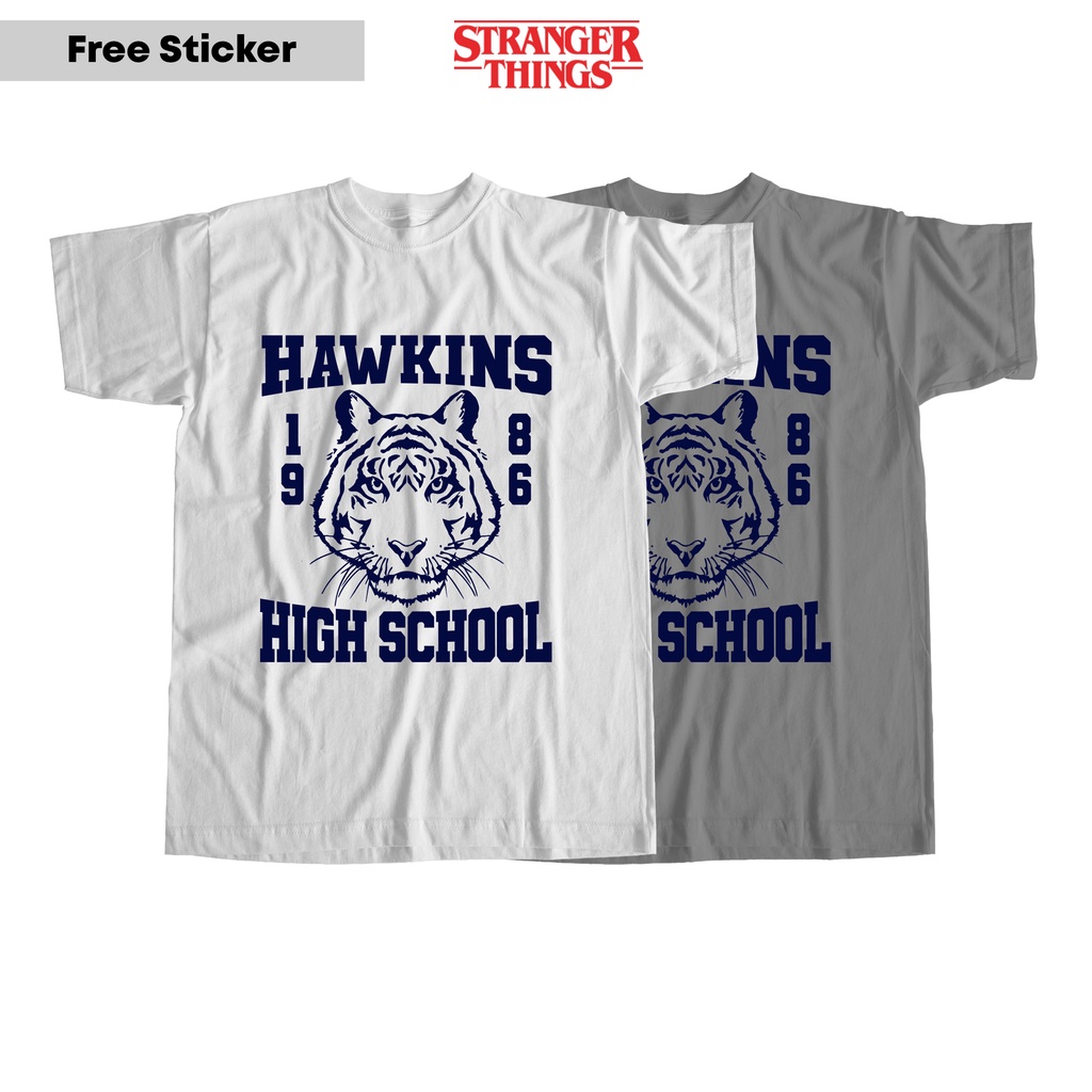 Kaos Hawkins high school stranger things Hellfire Club Stranger Things 4 / Hellfire Club T-Shirt Reg