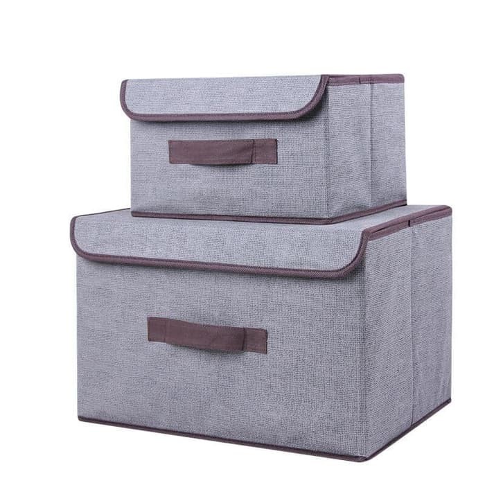 ☀ INDOLAND ☀ R583 Box Organizer 2 in 1 Colour Storage Box Tempat Penyimpanan (1pc dpt 2box)